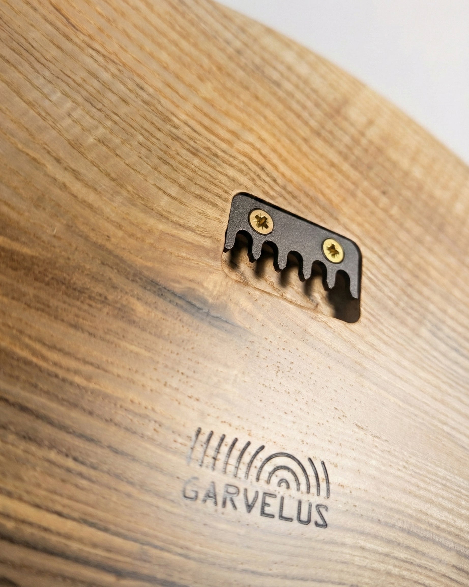 Handcrafted Wooden Wall Clock JUPITER 17 1/2"