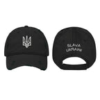 Distressed Freedom Hat "Slava Ukraini" on the Back